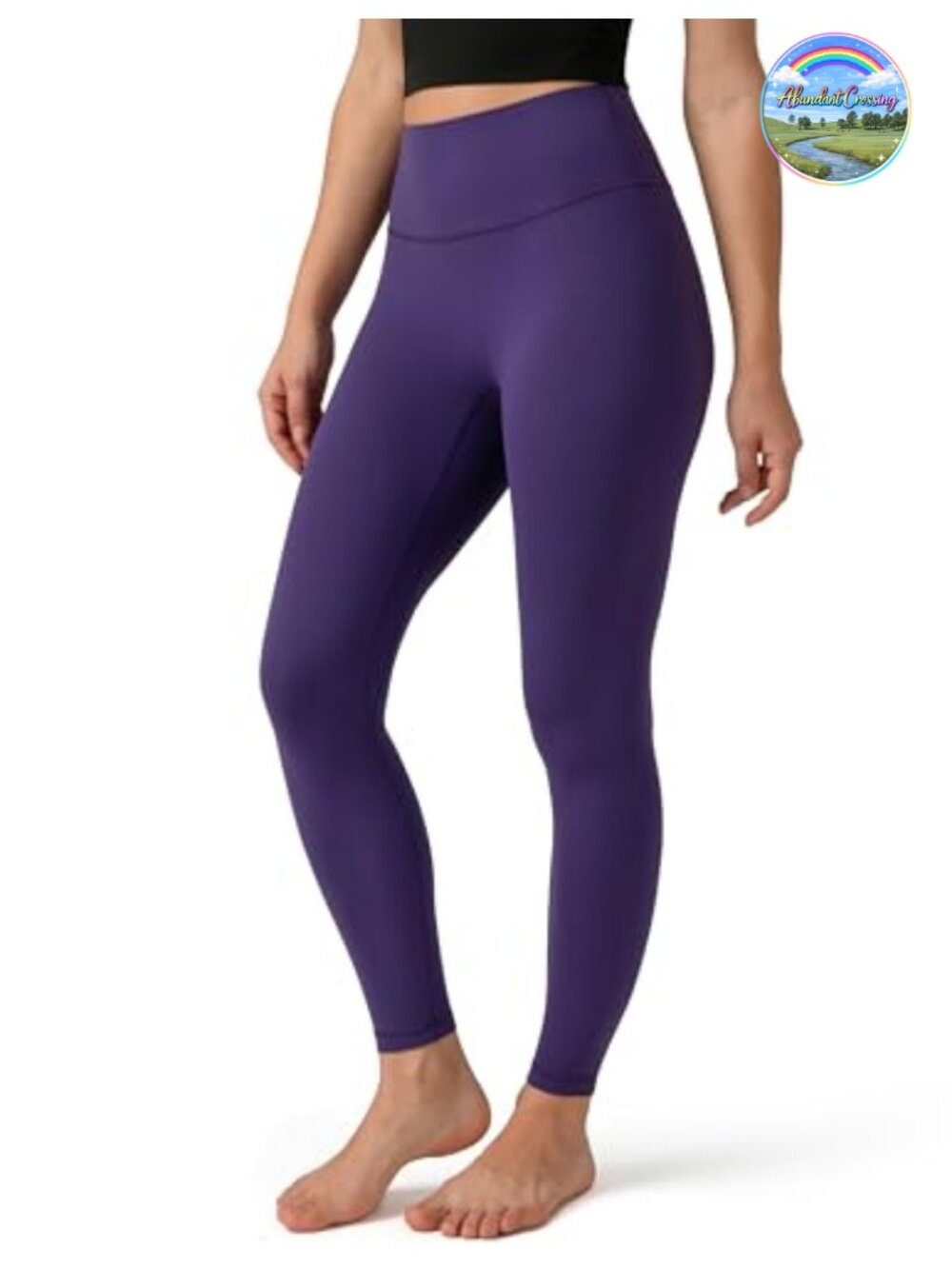 Dreamlux No Front Seam Leggings High Rise Petite 25" Inseam Yoga